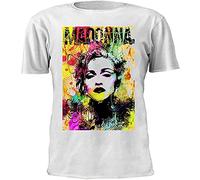 Madonna Color Pop Singer Tee Top Unisex Party Show T-Shirt Men M679 White