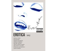 Madonna Erotica A3 Print Poster Wall Art Home Decor Album Gift Present Photo Living Room Dining Room Bedroom Unframed Concert Tour Gig Live Retro Music Arena