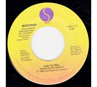 Madonna - Live To Tell / Live To Tell (Instrumental) [Vinyl Single 7'']