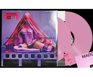 MADONNA LP x 2 Confessions II TRANSLUCENT PINK DBL VINYL In Stock MAILS SAME DAY