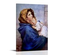 Madonna Of The Streets, Virgin Mary, Child Jesus Poster Decorative Painting Canvas Wall Art Living Room Poster Bedroom Painting, Wall Art Picture Print Modern Family Room Decor 12 x 18 Inches (30 x 45