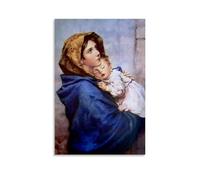 Madonna Of The Streets, Virgin Mary, Child Jesus Poster Decorative Painting Canvas Wall Art Living Room Poster Bedroom Painting, Wall Art Picture Print Modern Family Room Decor 12 x 18 Inches (30 x 45
