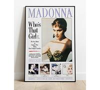 Madonna Who's That Girl Album / Film / Tour Promo Poster Leeds - A Huge 36"x24" Poster Print Similar (Slightly Larger) to A1 Size : Vintage Retro Reproduction BRING YOUR WALLS ALIVE !