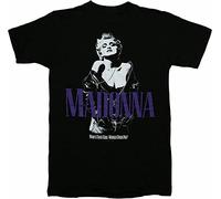 Madonna Whos That Girl World Men Black Unisex Cotton T-Shirt Black (X-Large)