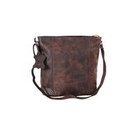 Madosh Genuine Leather Crossbody Messenger Handbag for Women - Adjustable Strap Shoulder Tote with Zipper Closure & Spacious Interior