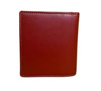 Madosh Genuine Leather Men's Wallet Red Bifold Purse | RFID Protected | Cards Holder Coin Pocket