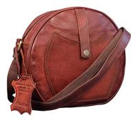 Madosh, Semi-Circle Shape Crossbody Purse Soft Leather Round Crossover Bag Women Shoulder Slingbag