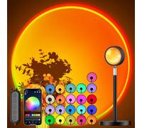 Madoury Zuyes Sunset Lamp Projector with APP Control, Multicolor Changing Led Light, Sunlight Lamp for Bedroom, Photography, Party, Tiktok Live, Room Decor