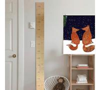 Madpac Babies - Kids Wooden Height Ruler | Height Charts for Kids | Modern Growth Chart | Neutral Nursery Wall Decor | Children's Height Chart (Classic Shape - Reaching for the Stars)