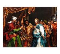 Madrazo Agudo Jesus House Annas Biblical Painting Unframed Wall Art Print Poster Home Decor Premium