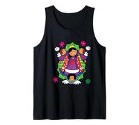 Madre de Los Mexicanos Cartoon La Virgencita Santa María Tank Top