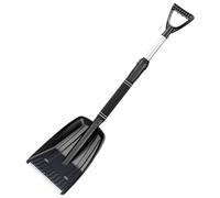 madri Collapsible Snow Shovel,Strain-Reducing Snow Shovel With Retractable Handle, Portable emerggency Snow Shovel, Extra Snow Scoop Shovel For Digging Soil, Dirt and Gravel