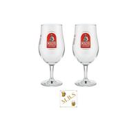 Madrí Excepcional 2025 Edition Half Pint Glasses Set of 2 & Midlands Bar Suppliers Coaster