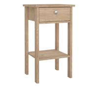 Madrid Bedside Table with 1 Drawers in Jackson Hickory Oak Furniture To Go Light Oak One Size