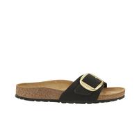 Madrid Big Buckle Single-Strap Mules Black