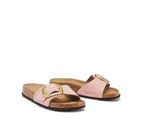 Madrid Big Buckle Single Strap Mules Pale Pink
