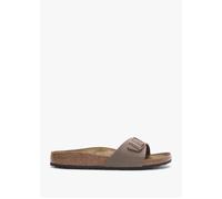 BIRKENSTOCK Madrid Birko-Flor Mocca Mules Size: 39, Colour: Brown Leat