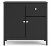 Madrid Black 2 Door Small Sideboard
