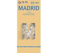 Madrid: Central Madrid, Madrid & Region, Province of Madrid, Toledo, Segovia (Borch Map)