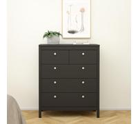 Madrid Chest - 3+2 Drawer - Black