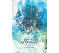 MADRID City Map Notebook: Journal with Lined Blank Pages (6x9 inches / 120 pages) | Mate Cover