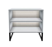 Madrid Double Open Unit In Dusk Grey (Ready Assembled)