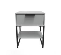 Madrid Double Open Unit (Ready Assembled) Ready Assembled 2 U Dark Grey One Size