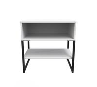 Madrid Open Lamp Table (Ready Assembled) Ready Assembled 2 U White One Size