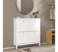 Madrid Shoe Cabinet - 4 Drawer - White