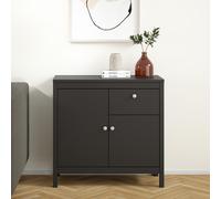 Madrid Sideboard - 2 Door - 1 Drawer - Small - Black