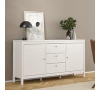 Madrid Sideboard - 2 Door - 3 Drawer - Medium - White