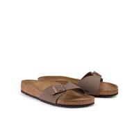 Birkenstock - Synthetic mules - Madrid Birkibuc Regular Mocha for Men - Size 7,5 UK - Brown Brown 7.5 UK