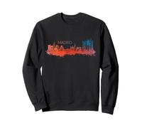 Madrid Skyline Watercolour Spain Souvenir Gift Sweatshirt