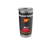 Madrid Solar eclipses Lover Bulls Spanish Flag Souvenir Stainless Steel Insulated Tumbler