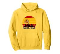 Madrid Spain Flag Souvenir España Skyline Men Women Pullover Hoodie