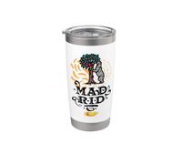 Madrid Spain the Bear & the Strawberry Tree Graphic Design Stainless Steel Insulated Tumbler