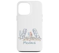 Madrid Spain Travel Souvenir Panorama City Landmark Gift Case for iPhone 13 Pro Max