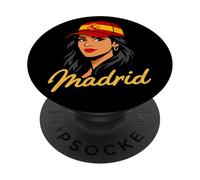 Madrid Spain Travel Souvenir PopSockets Adhesive PopGrip
