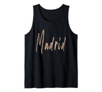 Madrid Spain Vintage Elegant Design Tank Top
