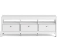 Madrid TV Unit - 3 Drawer - 151cm - White
