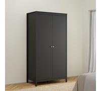 Madrid Wardrobe - 2 Door - Black