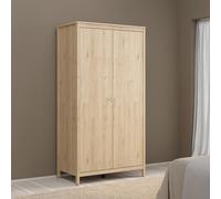 Madrid Wardrobe - 2 Door - Jackson Hickory Oak