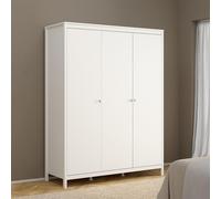 Madrid Wardrobe - 3 Door - White