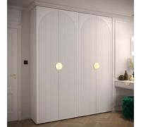 madrid wooden wardrobe with 4 doors in white