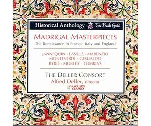 MADRIGAL MASTERPIECE - VARIOUS COMPOSERS - CD - 54 - E1398z