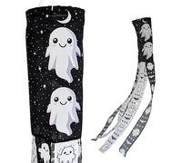 Madrona Brands Halloween Ghost Windsock | Durable Outdoor Hanging Wind Sock Decoration | Yard, Garden, Patio | 48 Inch