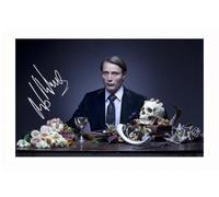 Mads Mikkelsen - Hannibal Autographed Signed A4 Photo Print 1