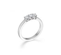 Mads Z Crown Alliance Ring 14 ct. White gold 0,30 ct. 1641893-56 - Woman - Whitegold Silver 56
