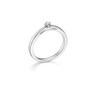 Mads Z Crown Ring 14 ct. White gold 0,04 ct. 1641604-56 - Woman - Whitegold Silver 56