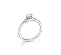 Mads Z Crown Ring White gold 0,24 ct. 1641624-54 - Woman - Whitegold Silver 54